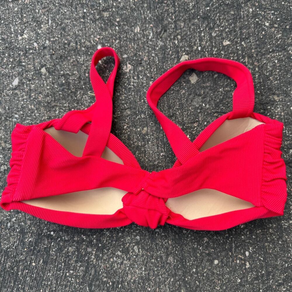 Beach Riot Red Knot Front Bikini Top - Picture 6 of 11